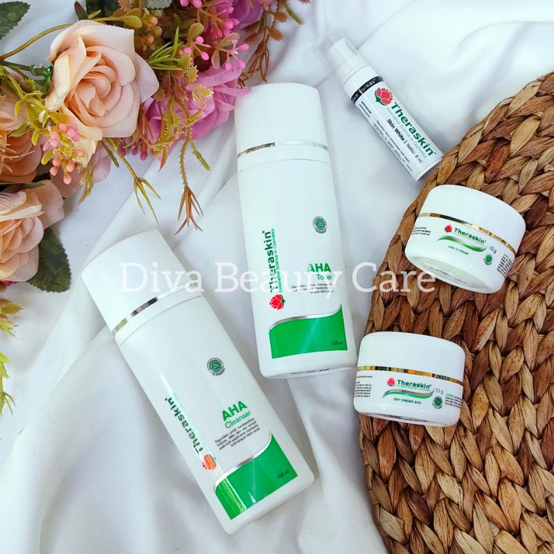 Paket Flek Theraskin aha 10 + skin white