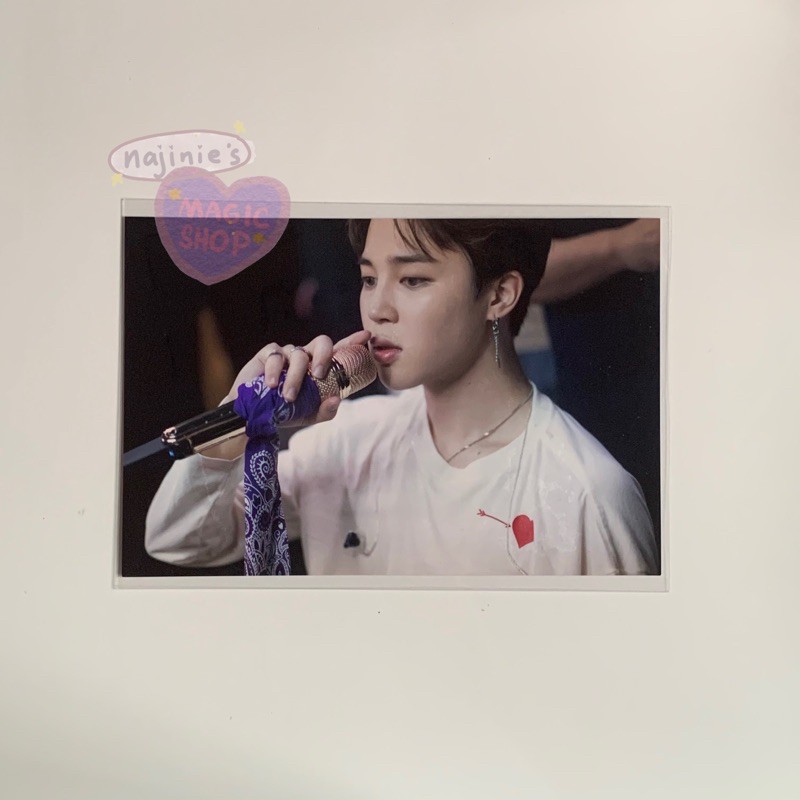 BTS Photoset Memories of 2019 Bluray Jimin Official Photocard Postcard