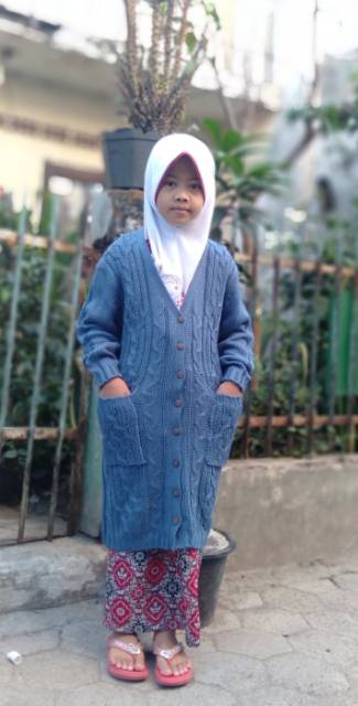 Sweater cable kidz 3 get l Sweater Rajut Anak l Knitwear l Pakaian Rajut Wanita l Rajut Murah Keren