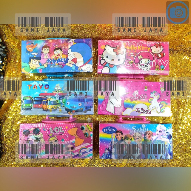 

[TANYA STOK!!] Tempat Pensil Tepak Kode PIN 3 Susun 3 Dimensi Lampu