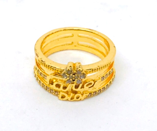 Cincin wanita //cincin lapis emas //cuncin permata //cincin //perhiasan