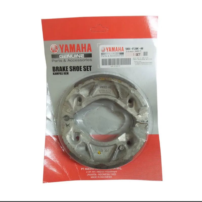 Kampas Rem Belakang Tromol Yamaha 5D9 5MX Vega ZR MIO Jupiter Z Z1 MX Vixion Byson Scorpio Aerox Lexi MIO M3 MIO J