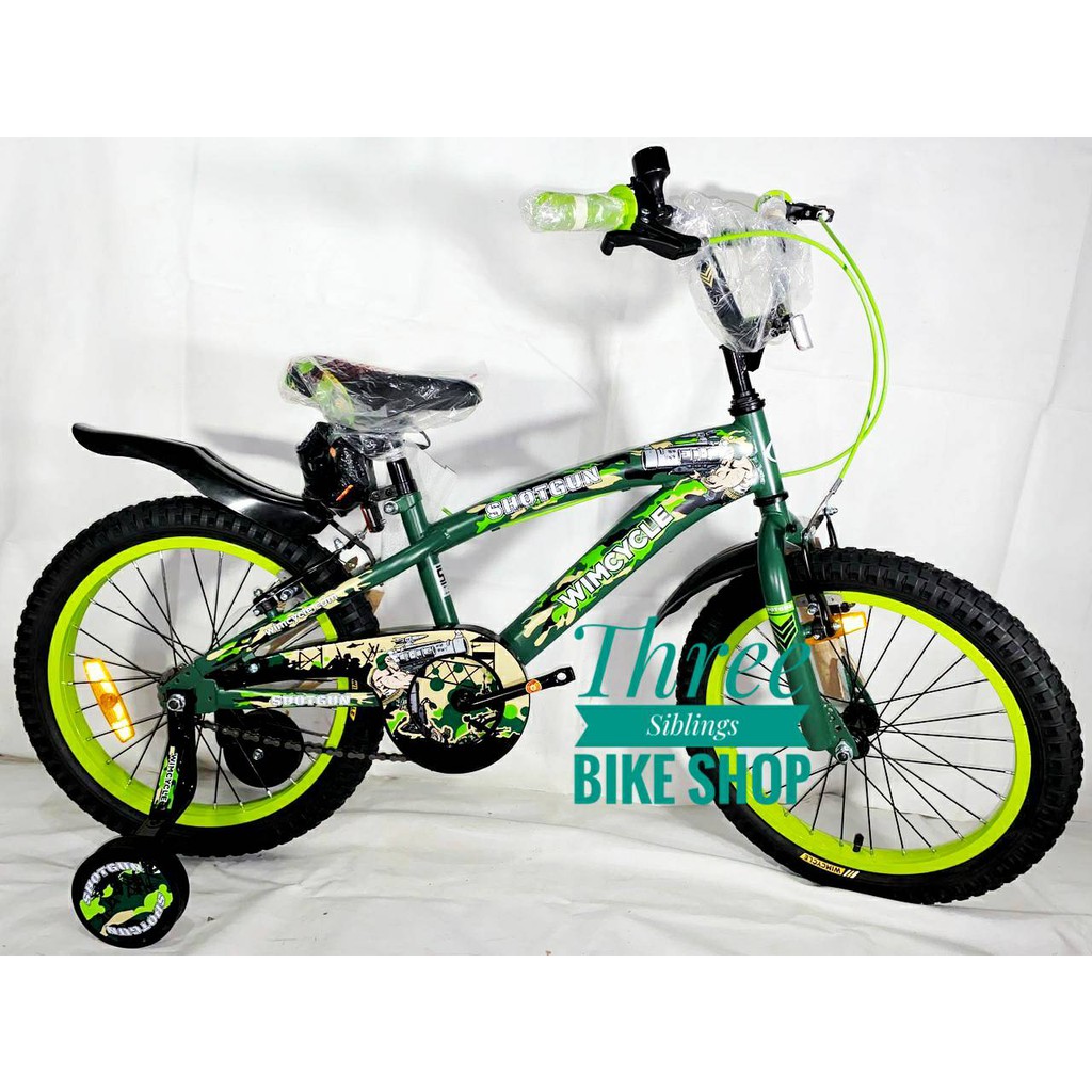 SEPEDA BMX WIMCYCLE SHOTGUN 18 INCH WARNA HIJAU