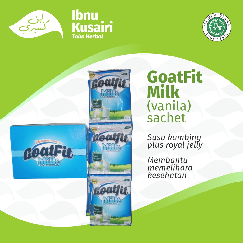 

Susu Kambing Etawa Goatfit Milk Rasa Original 10 sachet