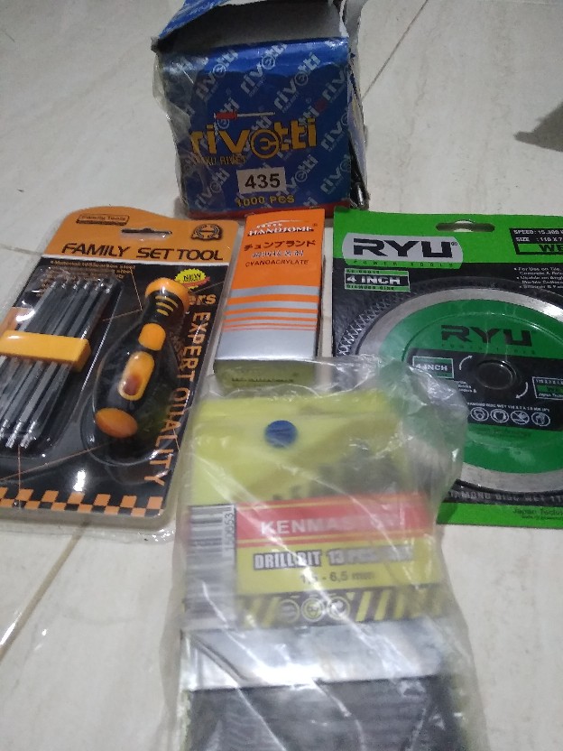 Kenmaster Mata Bor Besi Set 13 Pcs Terlaris Termurah Mgj