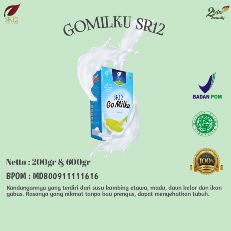 

Susu Kambing Etawa GoMilku SR12 Asli Original Provit Krimer Bubuk