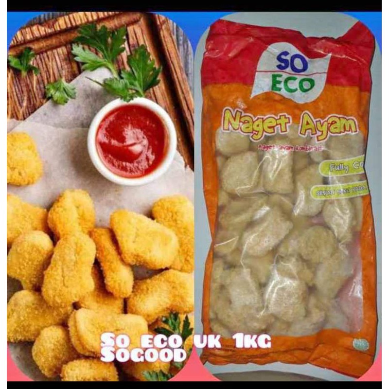 

NUGGET AYAM / NUGGET SO ECO / NUGGET ENAK 1 kilo / termurah nugget 1kg