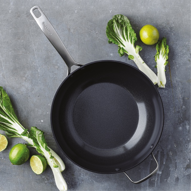 GreenPan Copenhagen Black Open Wok 30 Cm x 83 Mm