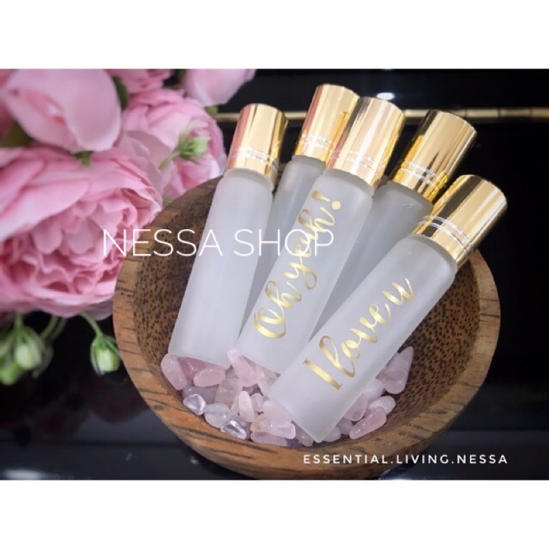 Botol Roller Kaca Frosted 10 ml/ Doff/ Rollon Roll on TEBAL