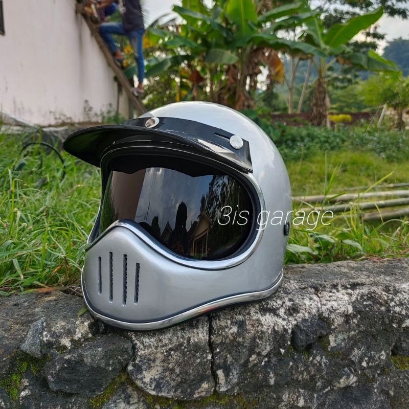 HELM CAKIL M3O SIMPSON M50 FULL FACE RETRO KLASIK