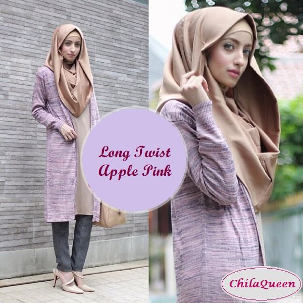 Long Twist Cardigan - Cardigan Murah - Long Cardigan - Cardigan Rajut - Cardigan Panjang