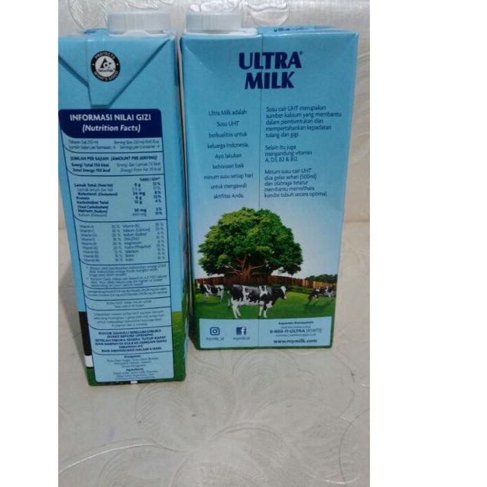 

Berkualitas! ULTRA MILK PLAIN 1 LITER / SUSU ULTRA 1 LITER / ULTRA MILK / SUSU ULTRA / SUSU MURNI / SUSU ULTRA PLAIN ,,