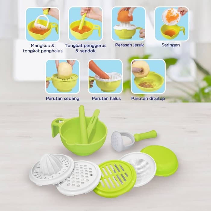 Baby Safe Multi Food Grinding Set Alat Pengolah Makanan Bayi MPASI