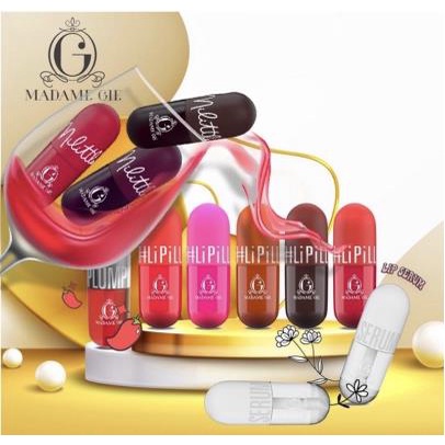 ^ KYRA ^ Madame Gie Lipill Make Up Liptint  Lip Pill Lip Tint Kosmetik Bibir Lipstik Lip Serum