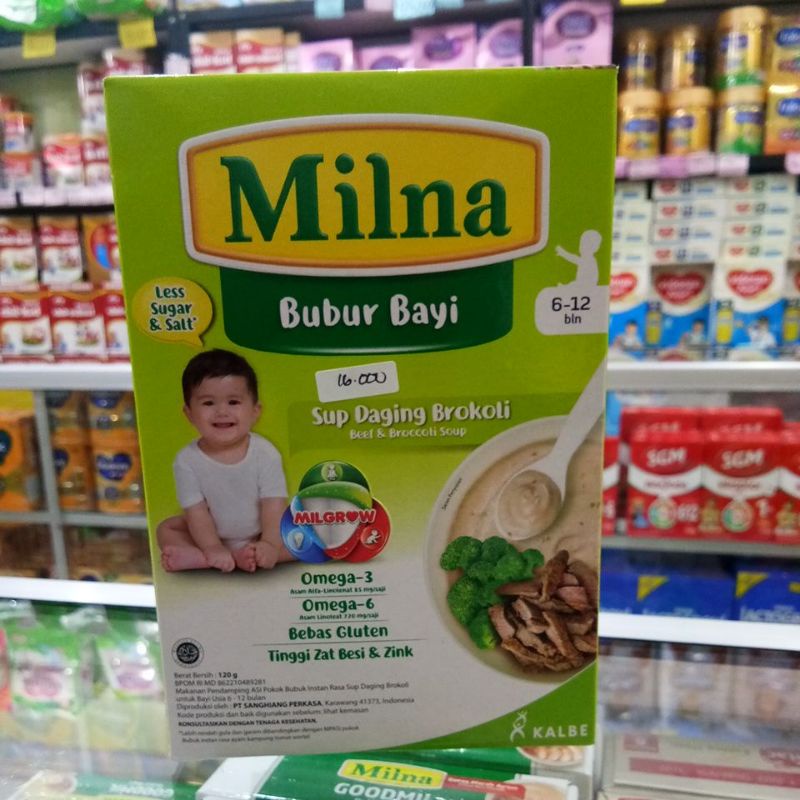 MILNA BUBUR BAYI 6-12 120G