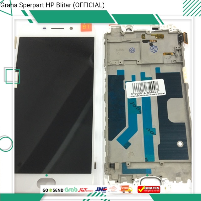 LCD TOUCHSCREEN OPPO F1+ / LCD TS OPPO F1 PLUS / LCD TC OPPO R9 +FRAME FULLSET