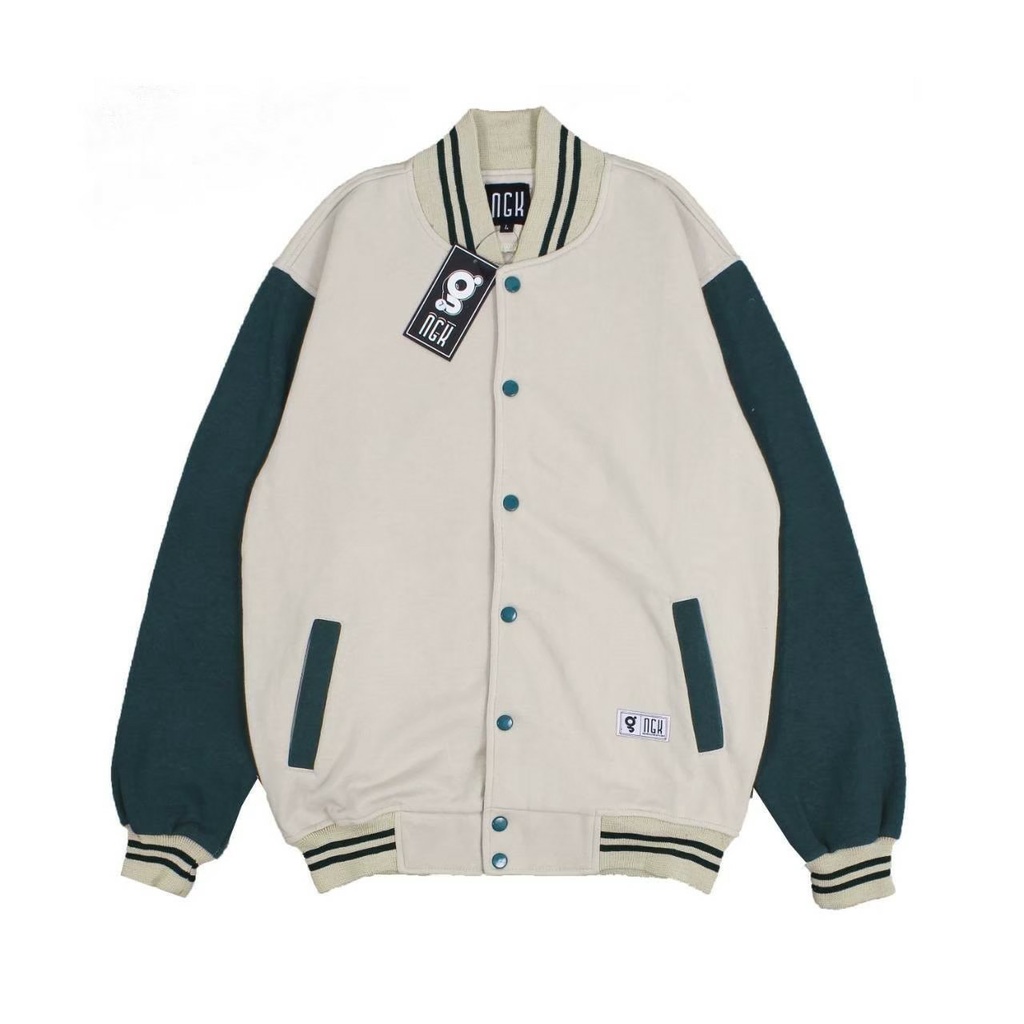 Jacket Varsity Polos Outerwear Varsity Jacket Baseball East Team Fleece Black ERIGO