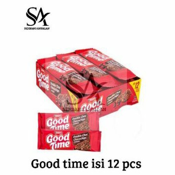 

Good time double chocochips cookies 12x15g (1 box)