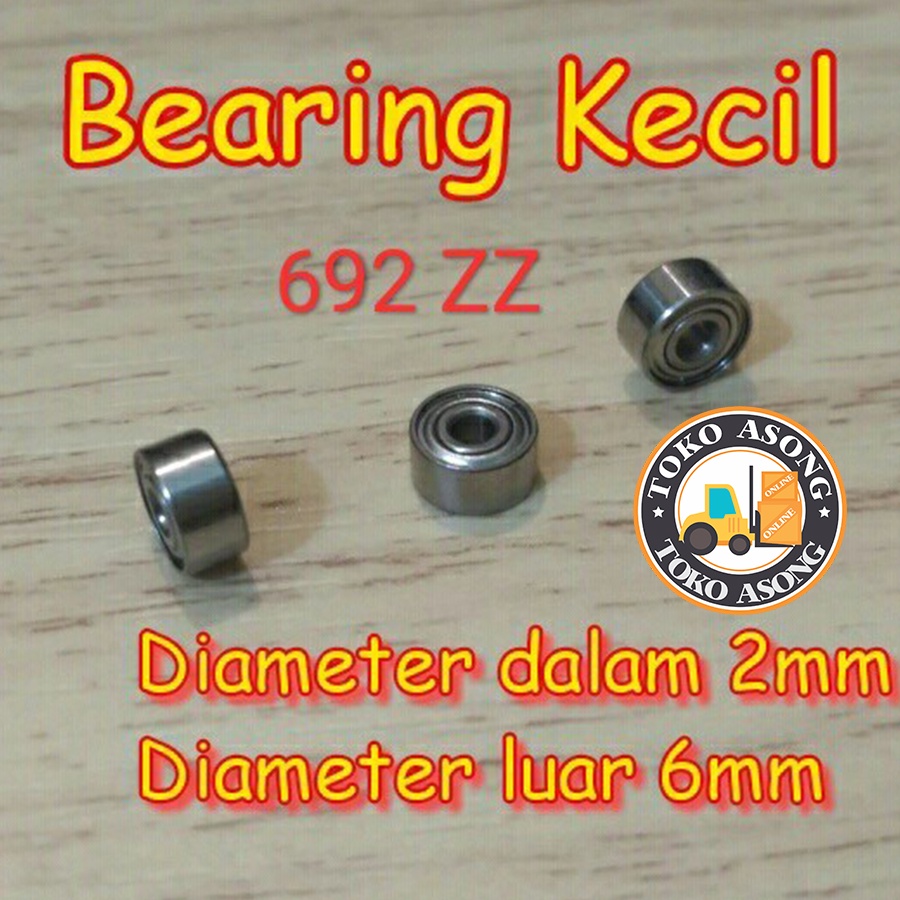 Bearing Kecil Tamiya bering 6mm 2mm Bearing Kecil