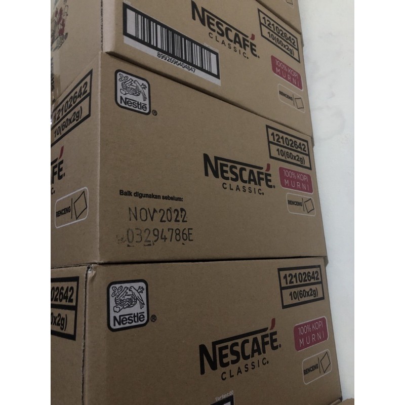 Nescafe Sachet 2 gram 1 renteng isi 10 sachet