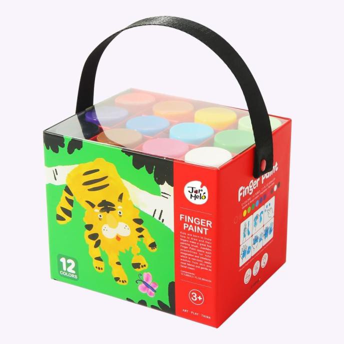 

Joan Miro FInger Paint Set 12 colors kado anak cat air washable paint