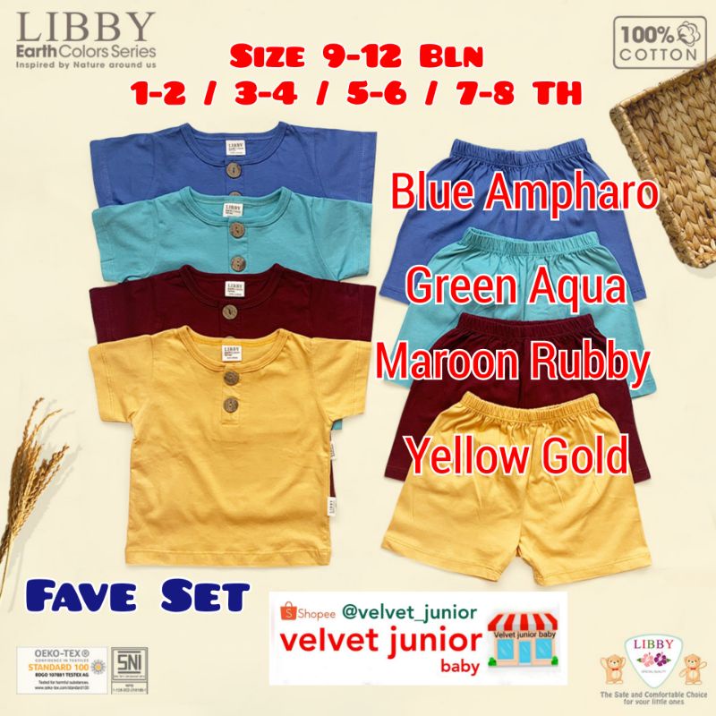 LIBBY FAVE SET SETELAN OBLONG PENDEK-CELANA PENDEK Series 4 (1 Pcs/Pack).