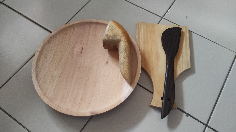 Spatula / Sutil / Sodet Mini Kayu Sonokeling Panjang 23cm