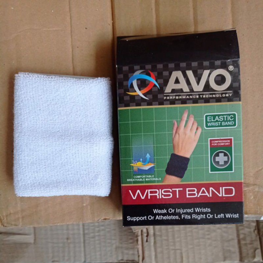 WIRSTBAND/HANDBAND/GELANG TANGAN OLAH RAGA MERK AVO POLOS