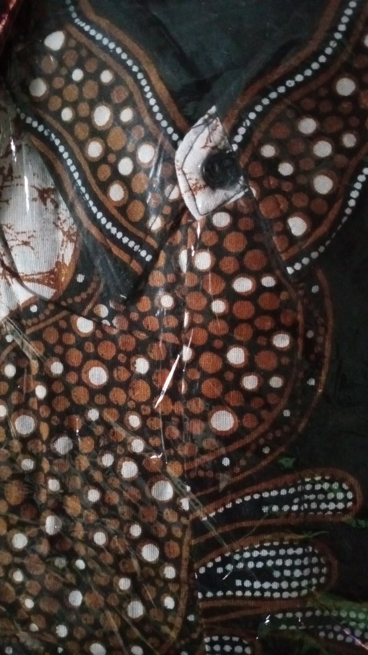 Bswbatik Hrb026 Kenongo Hem Pendek Padi Pekalongan M L Xl Batik Pria Murah Modern Grosir