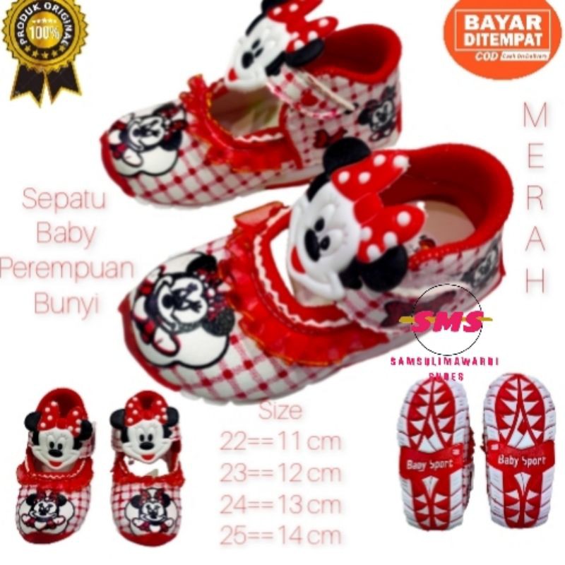 SEPATU BABY PEREMPUAN/SEPATU TEPLEK/SEPATU BABY PEREMPUAN TERBARU