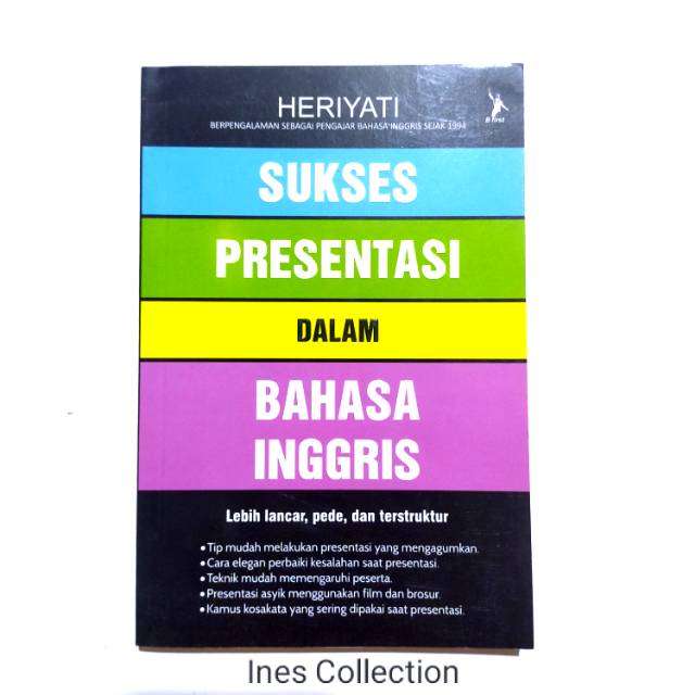 Buku Sukses Presentasi Dalam Bahasa Inggris Shopee Indonesia