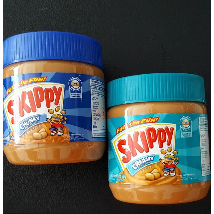

PROMO ENAK Skippy peanut butter spread selai kacang chunky / creamy 340gr Terlaris