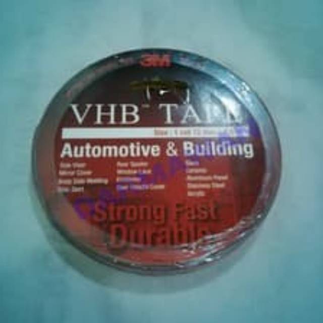 

Double Tape/Perekat 3M VHB 12mm x 4.5m Merah Original