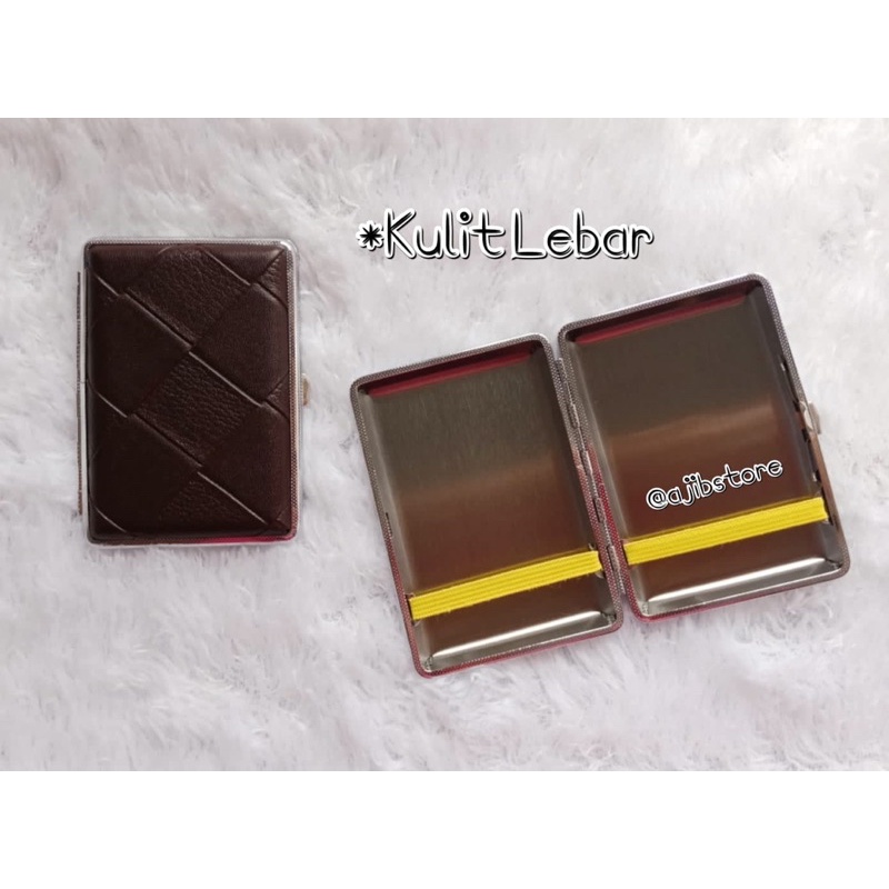 KOTAK ROKOK /TEMPAT PENYIMPANAN KOTAK ROKOK MODEL KULIT