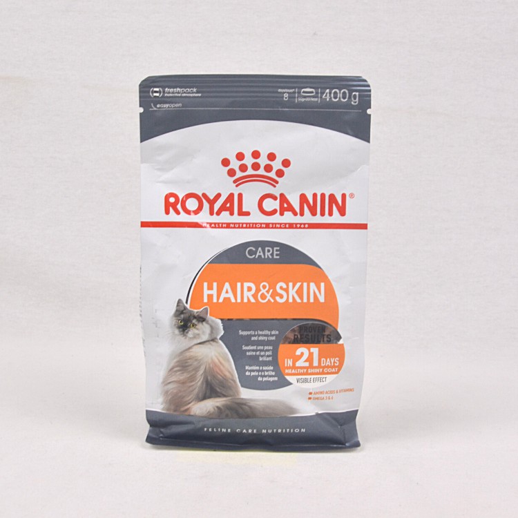 

ROYAL CANIN Makanan Kucing Khusus Feline Hair and Skin 400gr