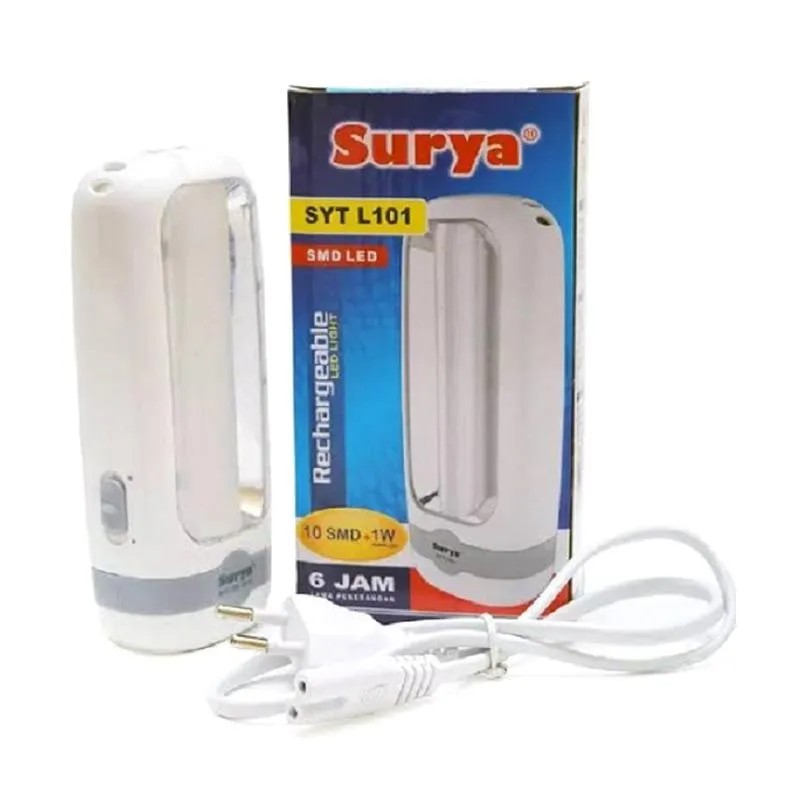 SURYA SYT L103 L 103 Senter 1W + Emergency 20 SMD Ecer Grosir Termurah