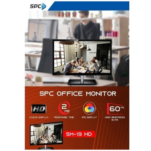 MONITOR LED SPC SM-19HD 19 Inch VGA HDMI Garansi Resmi