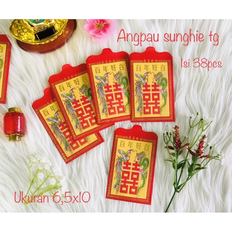

ANGPAO MINI WEDDING SHUNGHIE SUNGHIE ISI 38PCS