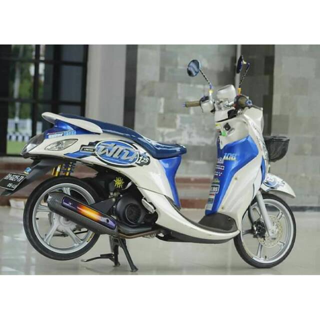 Gambar Stiker  Motor  Fino Polos  Gambar Gambar Stiker 