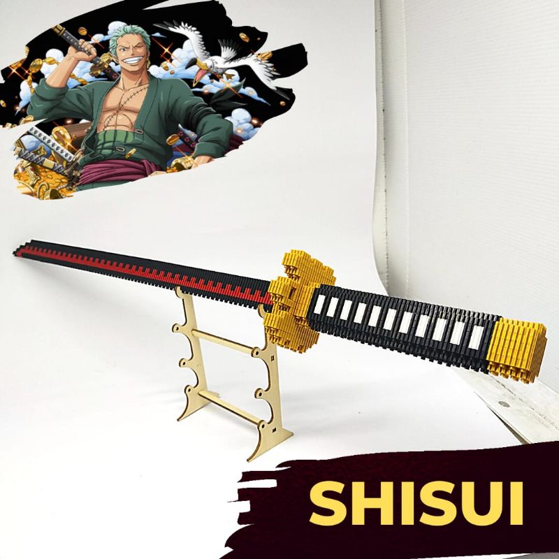 PEDANG ANIME ONE PIECE ZORO SHISUI REAL PICTURE I PEDANG LEGO