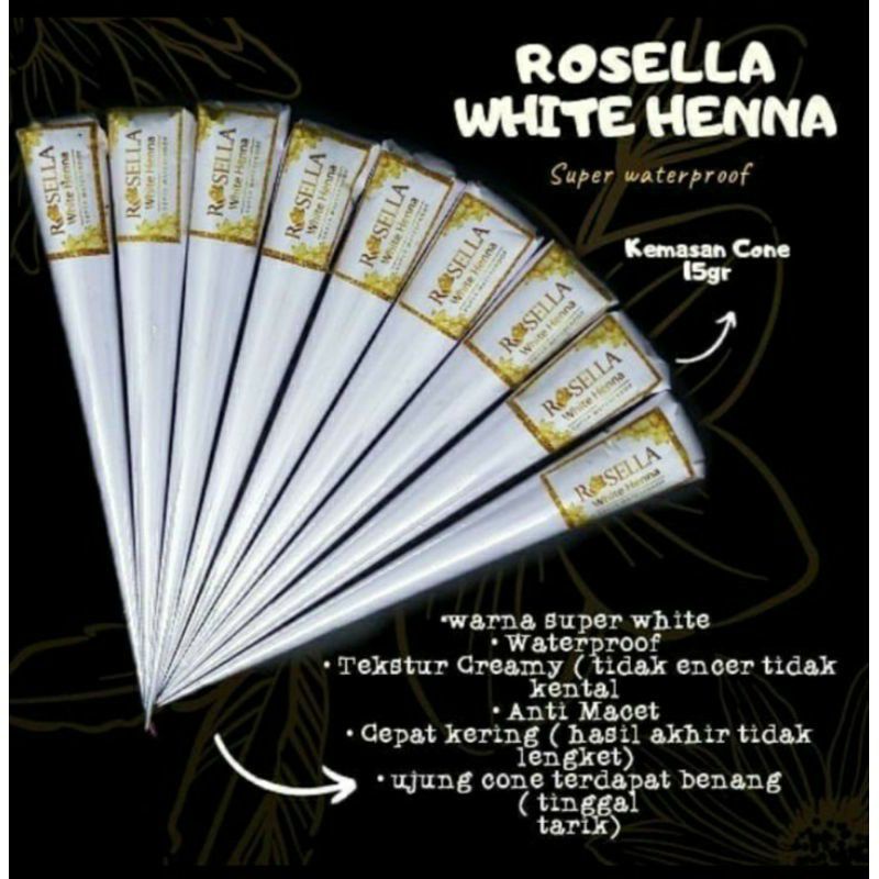 Rosella White Henna Creamy &amp; Cair