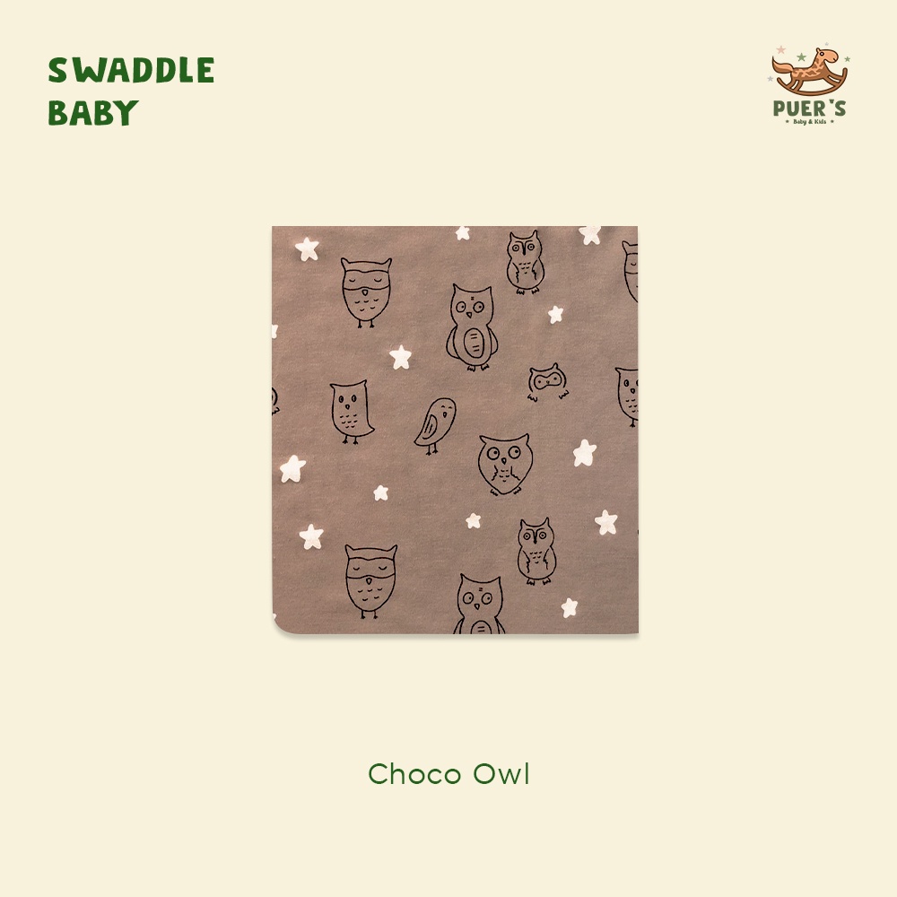 BEDONG BAYI (SWADDLE BABY) PUER'S CHOCO OWL