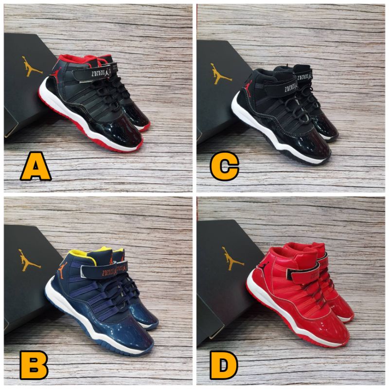 SEPATU ANAK JORDAN 11 BASKET PREMIUM HIGH QUALITY SEPATU JORDAN ANAK LAKI LAKI KADO