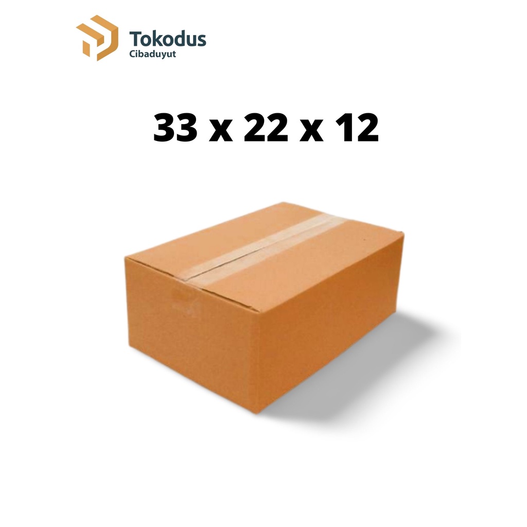 

Kardus Box Kemasan | Kardus Box Packing | Kardus Box Penyimpanan Polos | Dus Kemasan uk 33 x 22 x 12 cm - Tokodus Cibaduyut