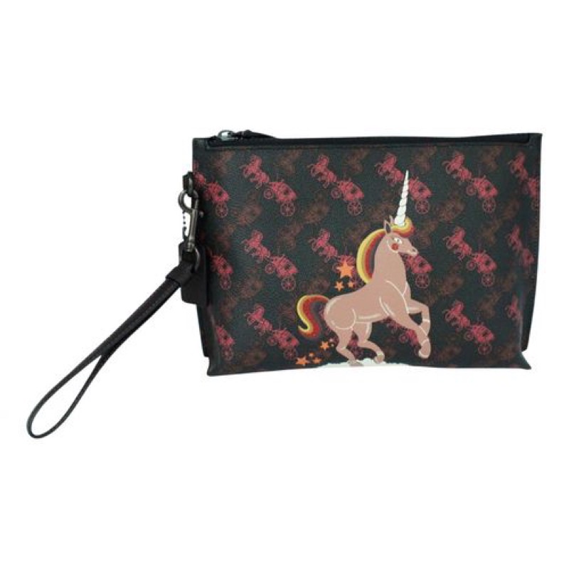 Coach Clutch Bag With Horse (C86105)