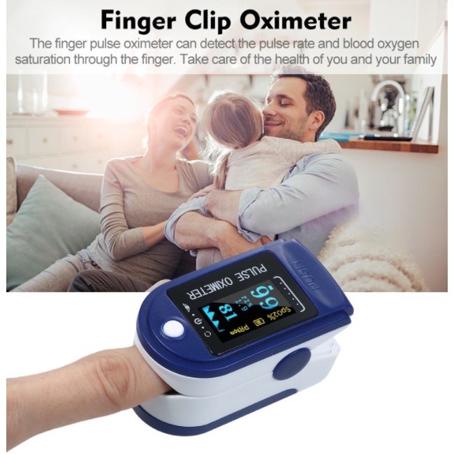 OXIMETER Fingertip Pulse Pengukur Kadar Oksigen Oxymeter Darah Jantung