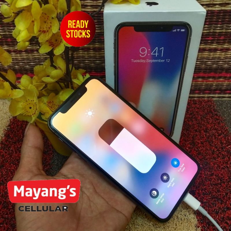 [MURAH] Iphone X 256gb | iphone x 256gb Second Lengkap Fullset original garansi inter