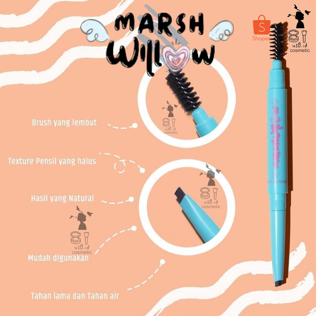 MarshWillow Brownlicious Eyebrow Pencil | Matic Eyebrow Pensil Alis by Natasha Wilona BPOM