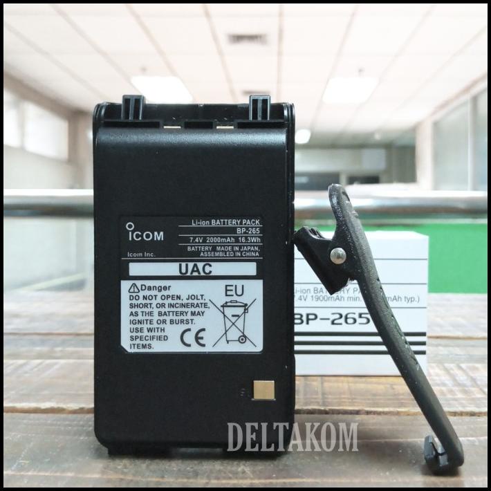 Baterai Ht Icom Ic-V80 Bp-265 Lithium Ion
