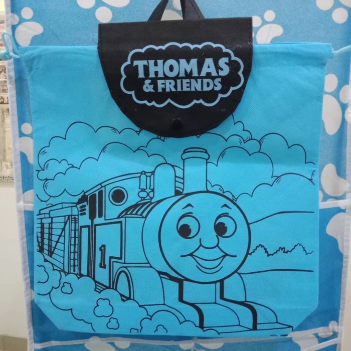 NEW Tas Ransel Spunbond Karakter Ultah Anak - thomas